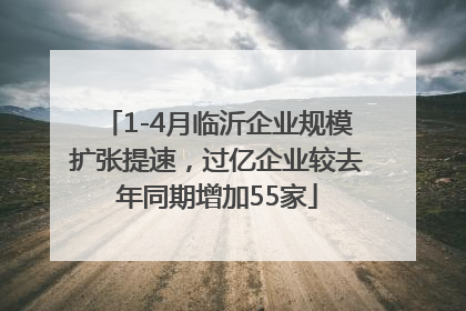 1-4月临沂企业规模扩张提速，过亿企业较去年同期增加55家