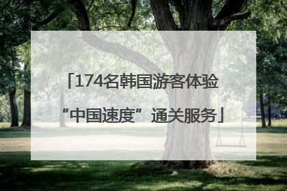 174名韩国游客体验“中国速度”通关服务