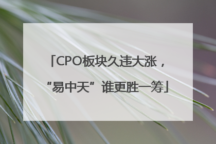 CPO板块久违大涨，“易中天”谁更胜一筹