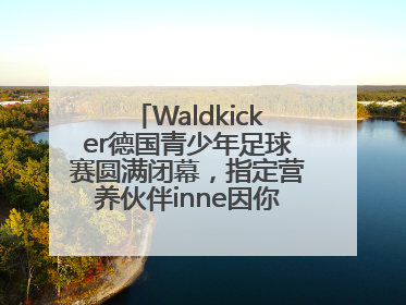 Waldkicker德国青少年足球赛圆满闭幕，指定营养伙伴inne因你陪伴少年前行